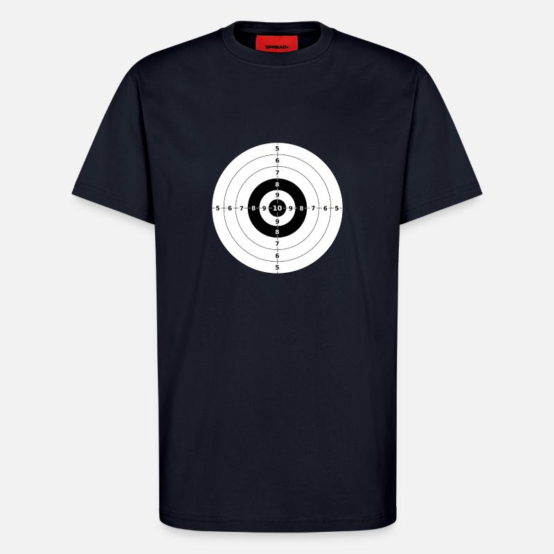 Dartscheibe - T-Shirt - made by SPREAD - DARK NAVY
