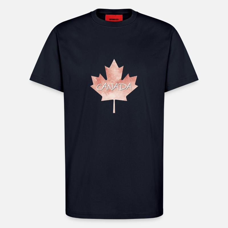 Maple Leaf Canada - Canada - T-Shirt - made by SPREAD - DARK NAVY