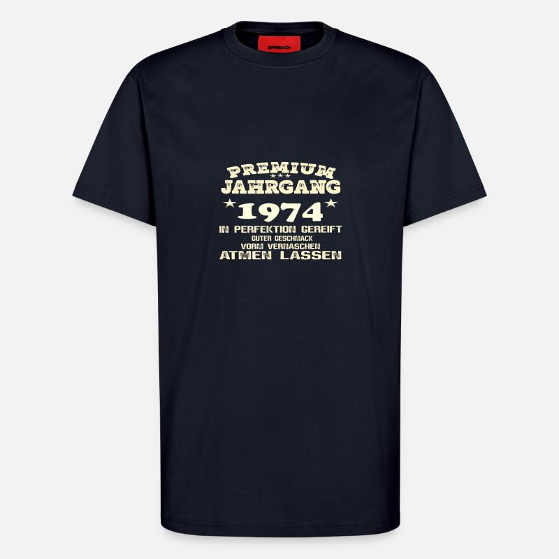 1974 Perfektion gereift - T-Shirt - made by SPREAD - DARK NAVY