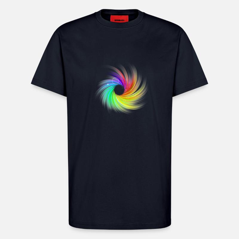 Swirl - T-Shirt - made by SPREAD - DARK NAVY