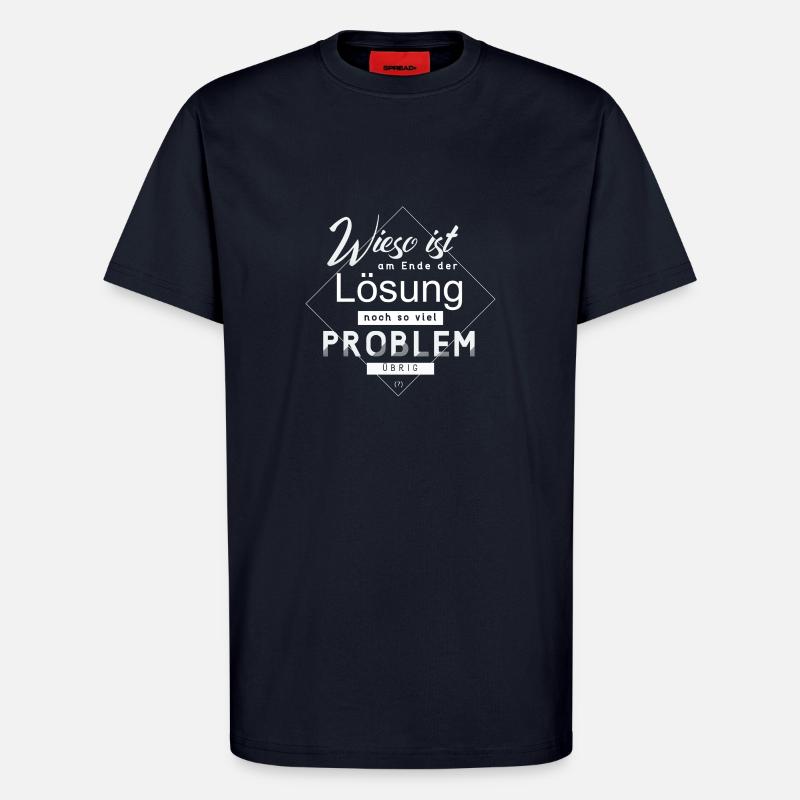Lösung Problem - T-Shirt - made by SPREAD - DARK NAVY