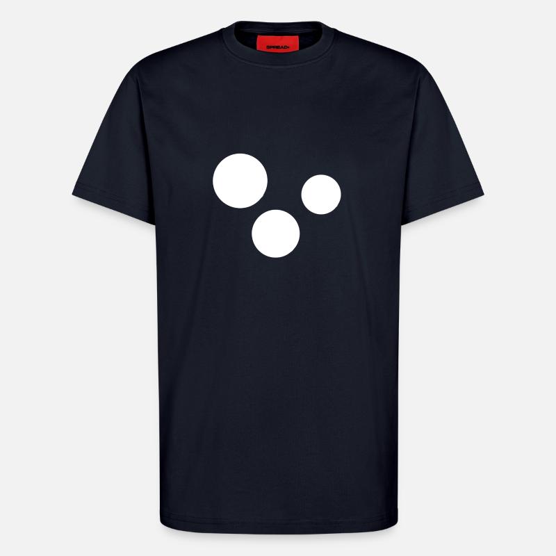 Three Circles Circle - T-Shirt - made by SPREAD - DARK NAVY