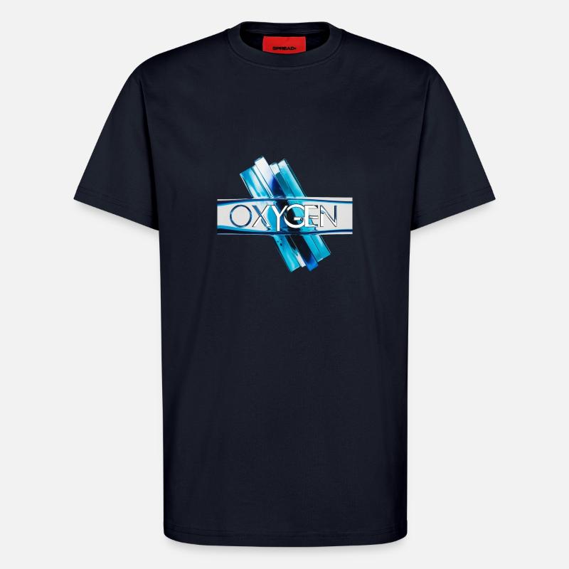 Sauerstoff - Oxygen - T-Shirt - made by SPREAD - DARK NAVY