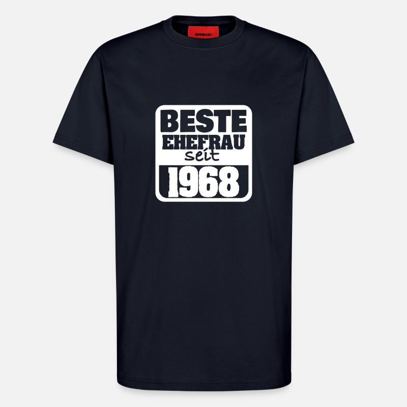 In Love 1968 - T-Shirt - made by SPREAD - DARK NAVY