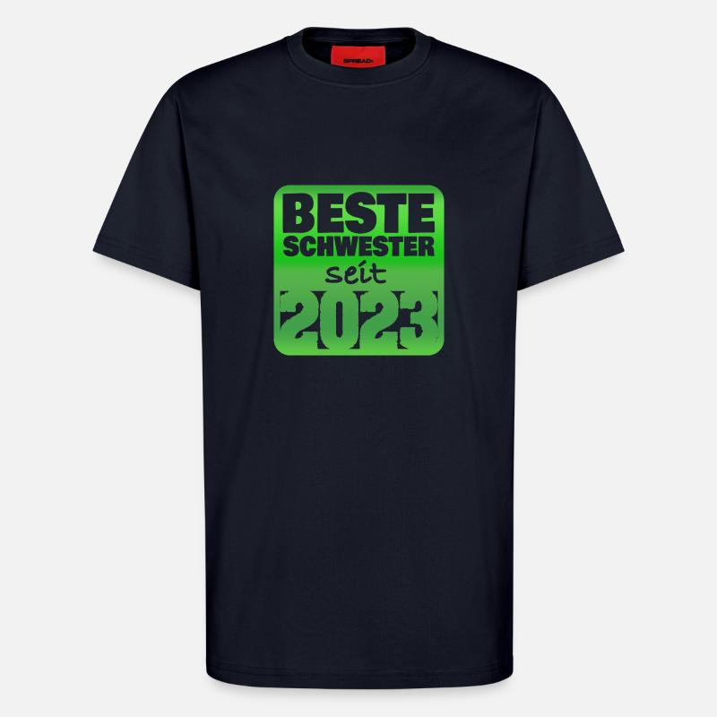 Schwester 2023 - T-Shirt - made by SPREAD - DARK NAVY
