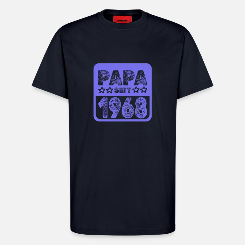 depuis 1968 - T-shirt bio décontracté fabriqué en UE - DARK NAVY