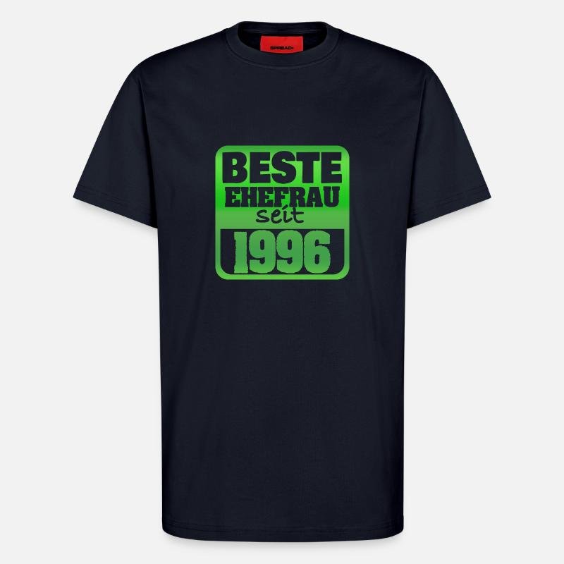 1996 - T-shirt bio décontracté fabriqué en UE - DARK NAVY