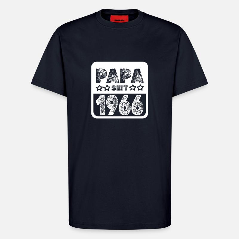 1966 1966 - T-shirt bio décontracté fabriqué en UE - DARK NAVY