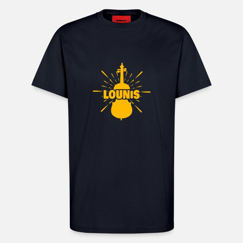 First name Lounis - T-Shirt - made by SPREAD - DARK NAVY