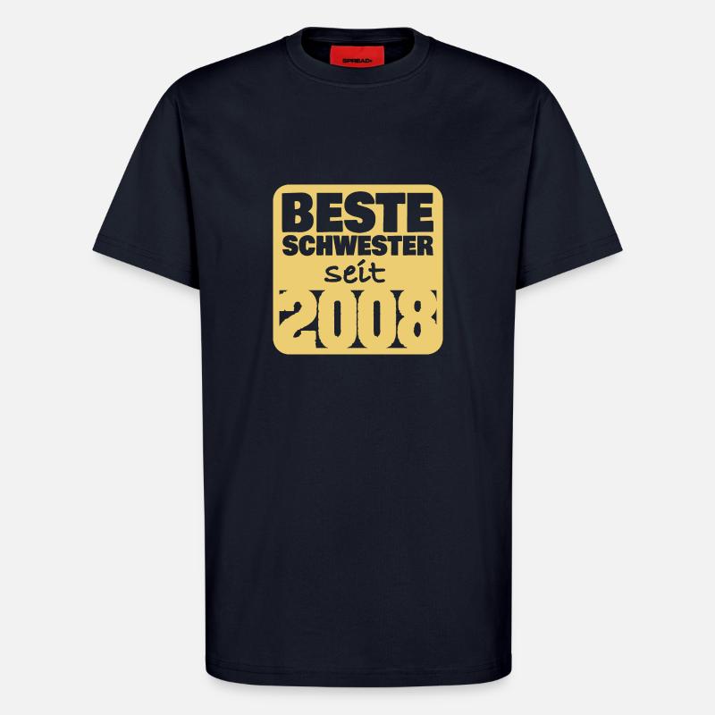 Schwester 2008 - T-Shirt - made by SPREAD - DARK NAVY