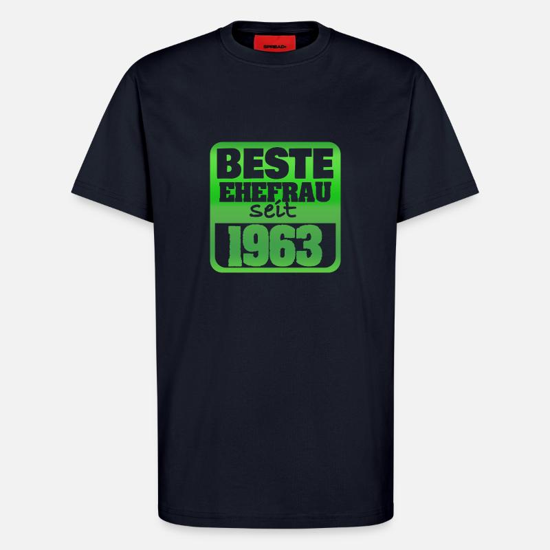 Frau 1963 - T-Shirt - made by SPREAD - DARK NAVY