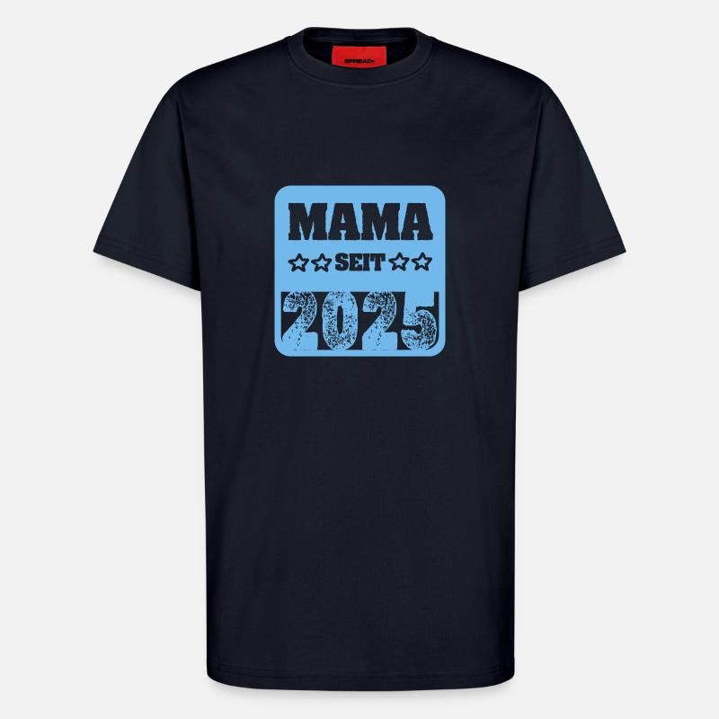 2025 - T-shirt bio décontracté fabriqué en UE - DARK NAVY