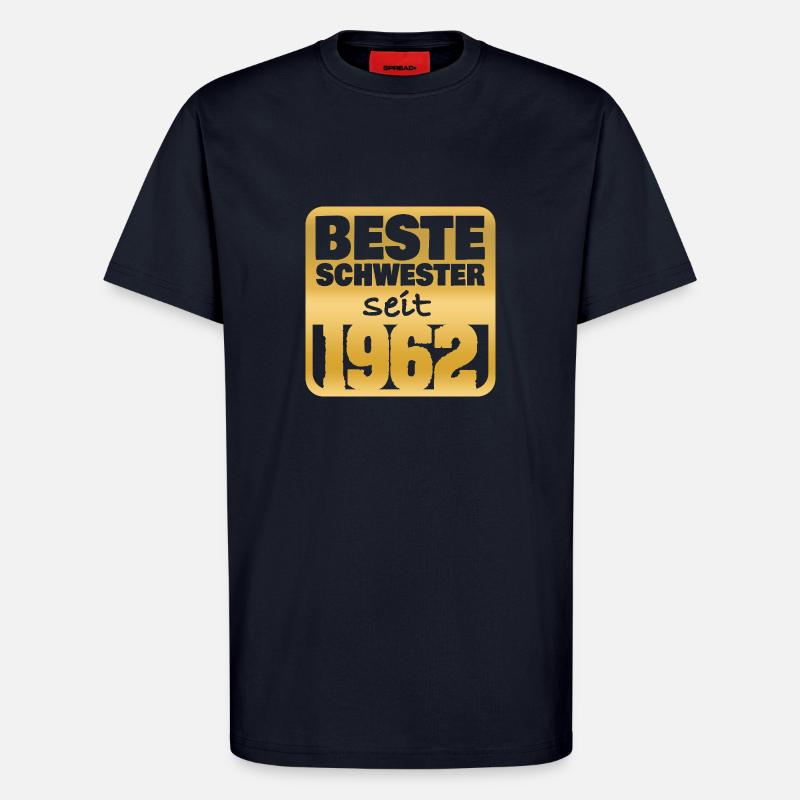 Geburt 1962 - T-Shirt - made by SPREAD - DARK NAVY