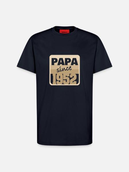 Festa del papà 1952 - Maglietta ecologica casual Made in UE - DARK NAVY