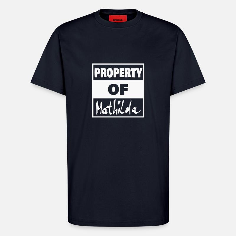 First name Mathilda - T-Shirt - made by SPREAD - DARK NAVY