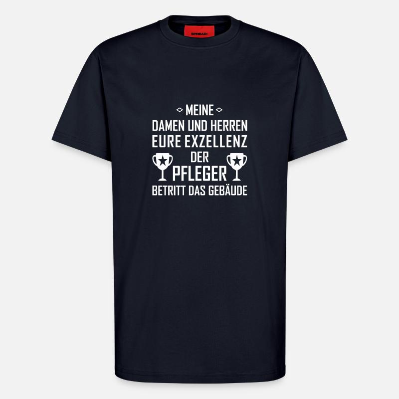 Der Pfleger - T-Shirt - made by SPREAD - DARK NAVY
