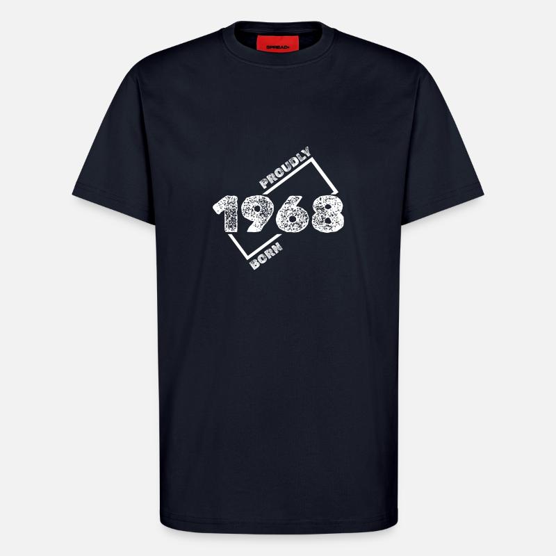 Geschenkidee 1968 - T-Shirt - made by SPREAD - DARK NAVY