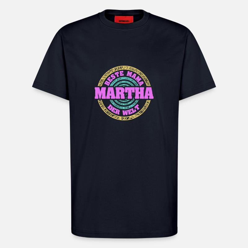 Mutter Martha - T-Shirt - made by SPREAD - DARK NAVY