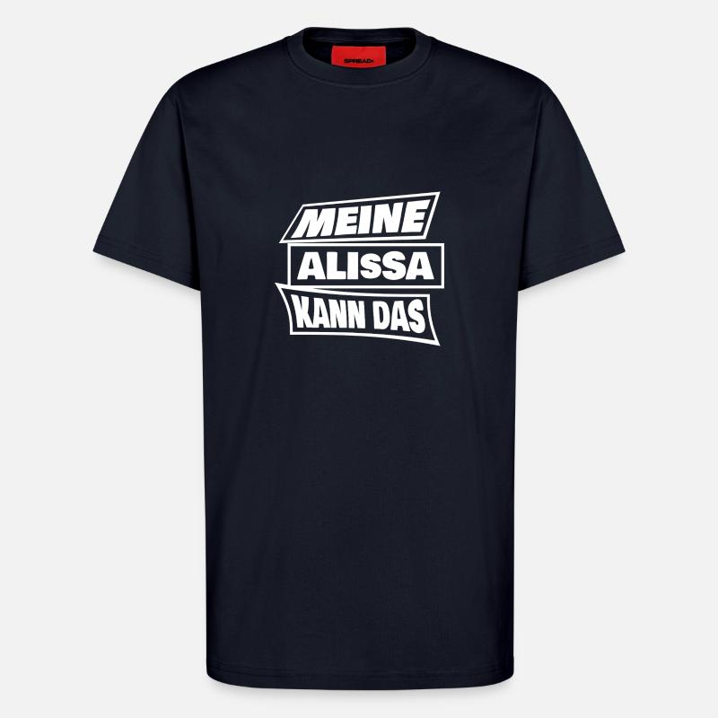 Gift for Alissa - T-Shirt - made by SPREAD - DARK NAVY