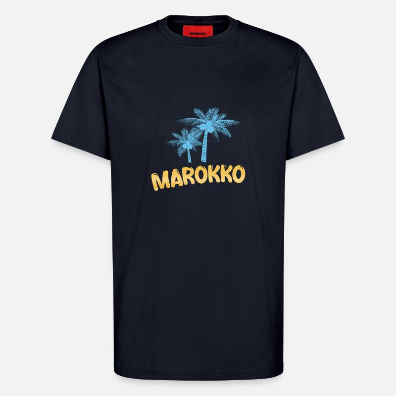 Morocco as Morocco - T-Shirt - made by SPREAD - DARK NAVY