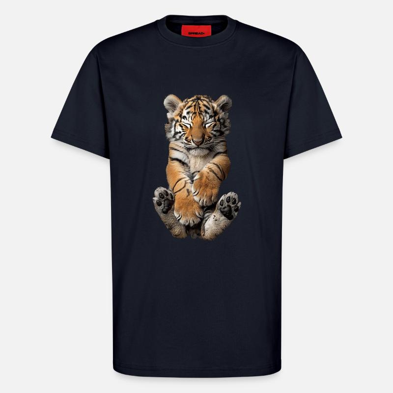Tiger - T-Shirt - made by SPREAD - DARK NAVY