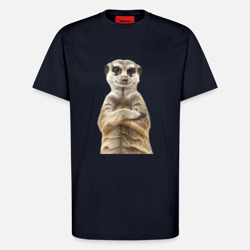 Erdmännchen - T-Shirt - made by SPREAD - DARK NAVY