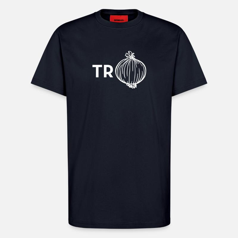 Pull à l’oignon - T-shirt bio décontracté fabriqué en UE - DARK NAVY