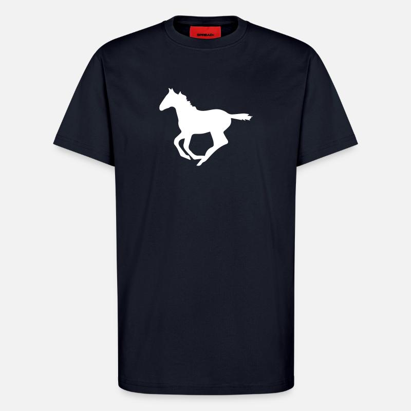 pferd - T-Shirt - made by SPREAD - DARK NAVY