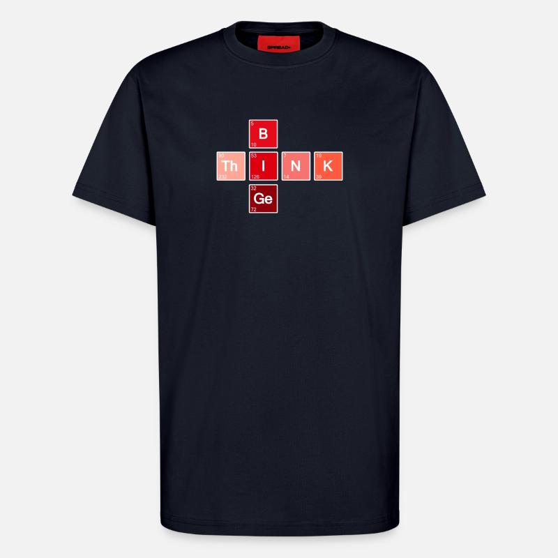 Think Big (Rot) - T-Shirt - made by SPREAD - DARK NAVY