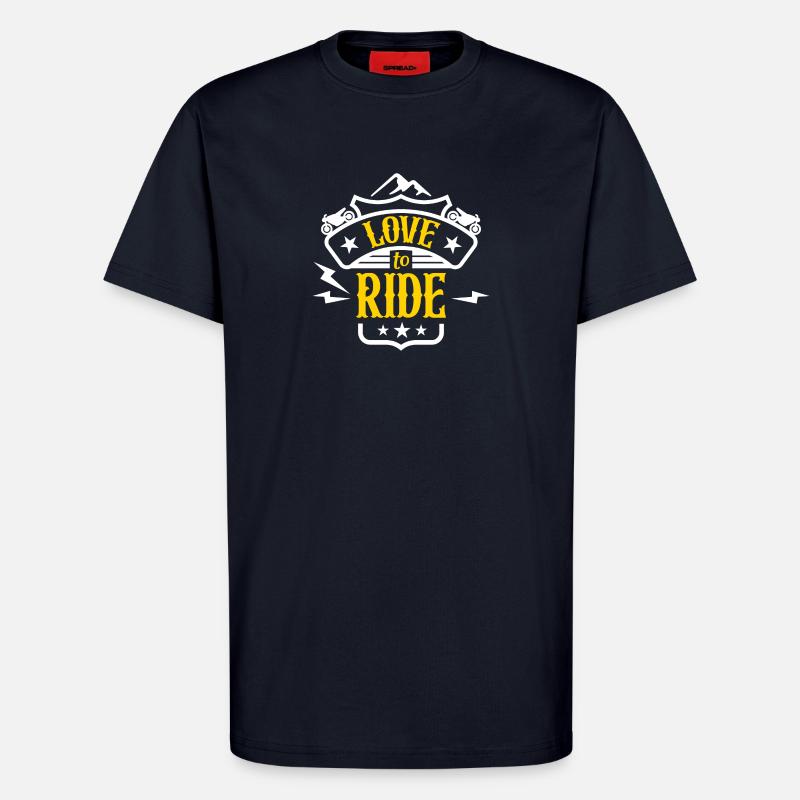 Liebe zu reiten - T-Shirt - made by SPREAD - DARK NAVY