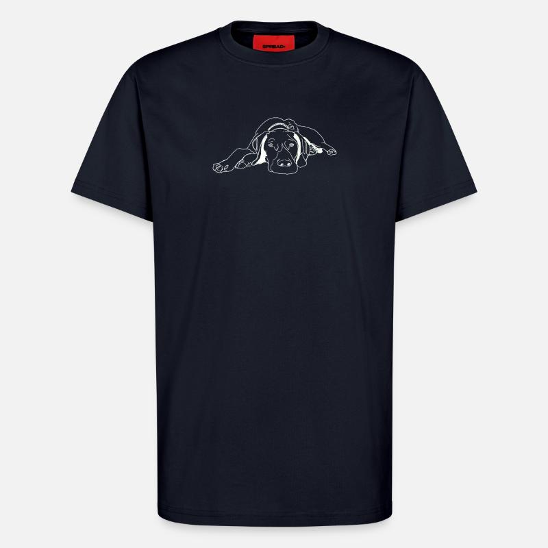 Pointer German Shorthair - T-Shirt - made by SPREAD - DARK NAVY
