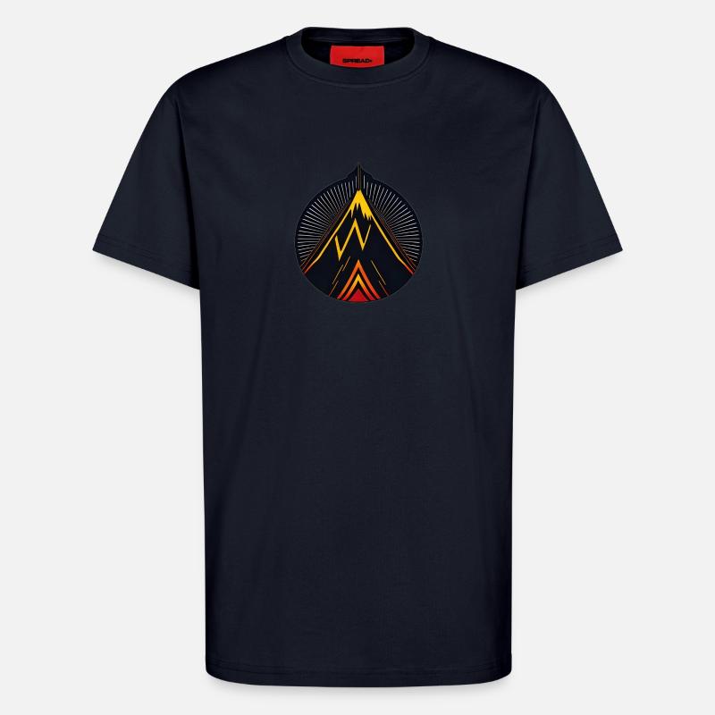 Vulkan logo - T-Shirt - made by SPREAD - DARK NAVY