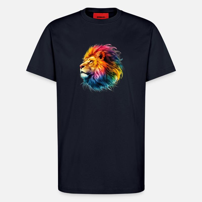 Löwe - T-Shirt - made by SPREAD - DARK NAVY