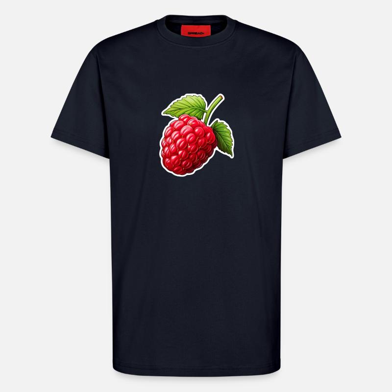 Raspberry single - T-Shirt - made by SPREAD - DARK NAVY