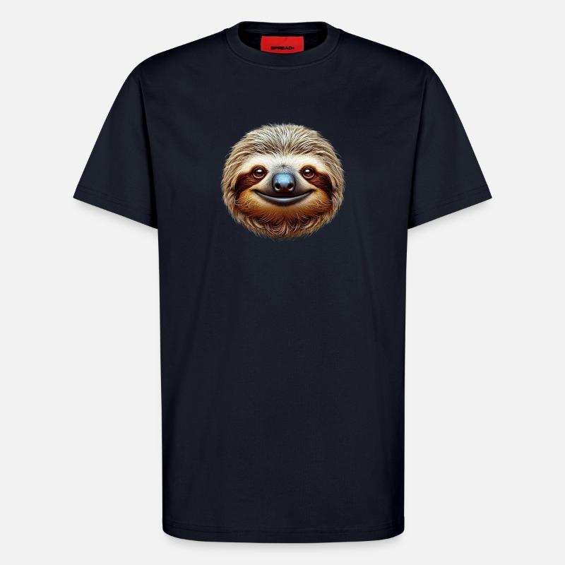 Faultier - T-Shirt - made by SPREAD - DARK NAVY