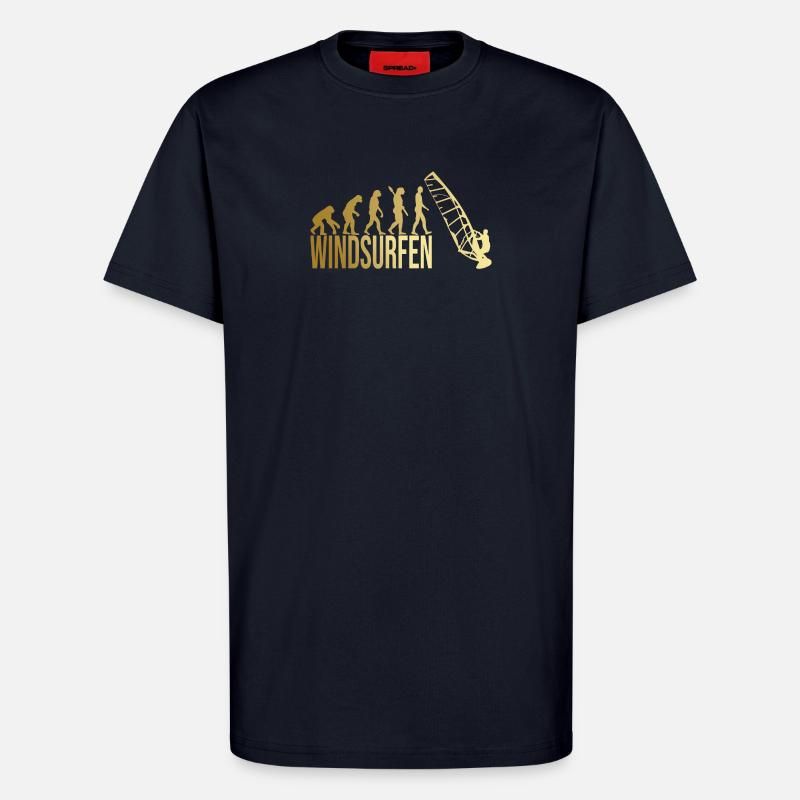 Evolution Windsurfen - T-Shirt - made by SPREAD - DARK NAVY