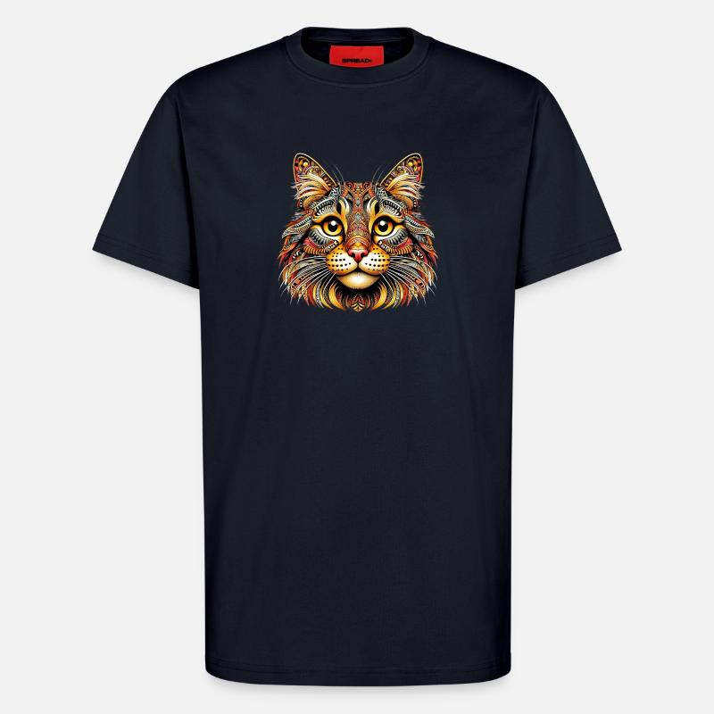 Katze - T-Shirt - made by SPREAD - DARK NAVY