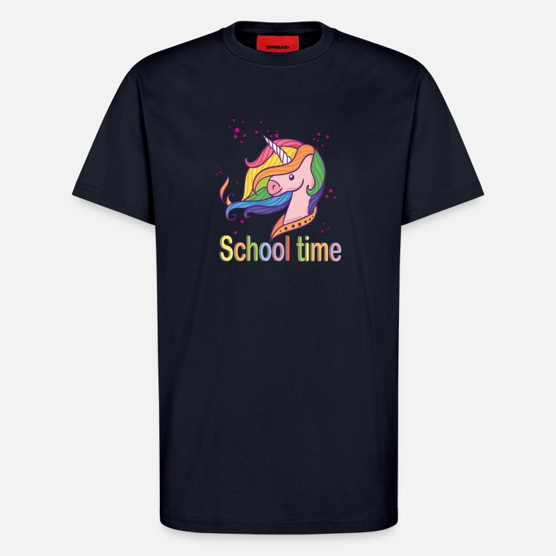 School Time, Einschulung - T-Shirt - made by SPREAD - DARK NAVY
