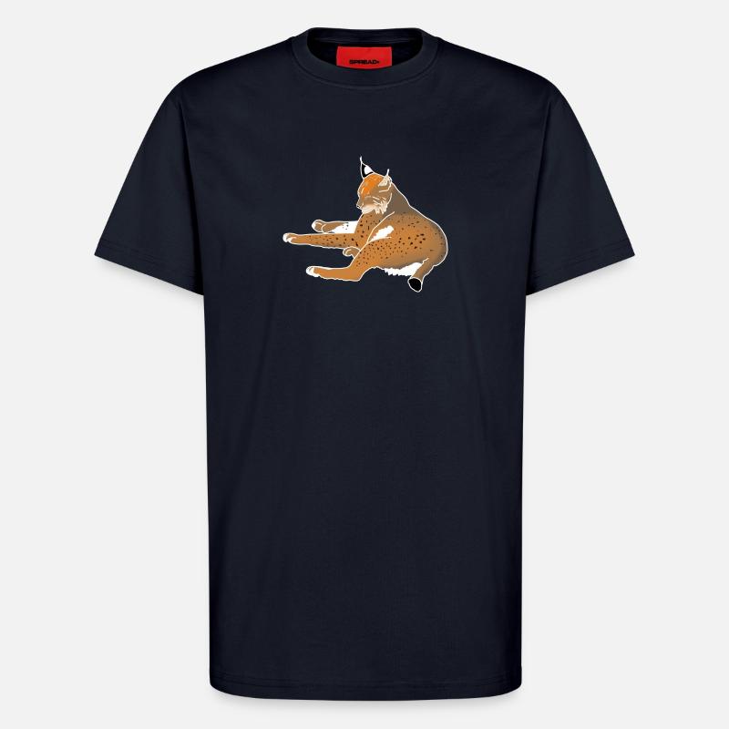 Luchs - T-Shirt - made by SPREAD - DARK NAVY