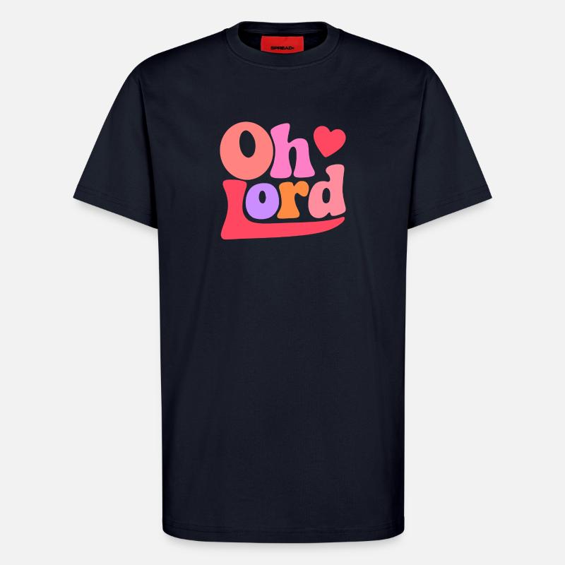 Oh Lord - T-Shirt - made by SPREAD - DARK NAVY