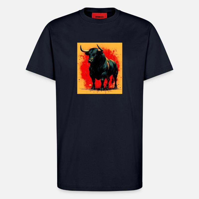 bull - T-Shirt - made by SPREAD - DARK NAVY