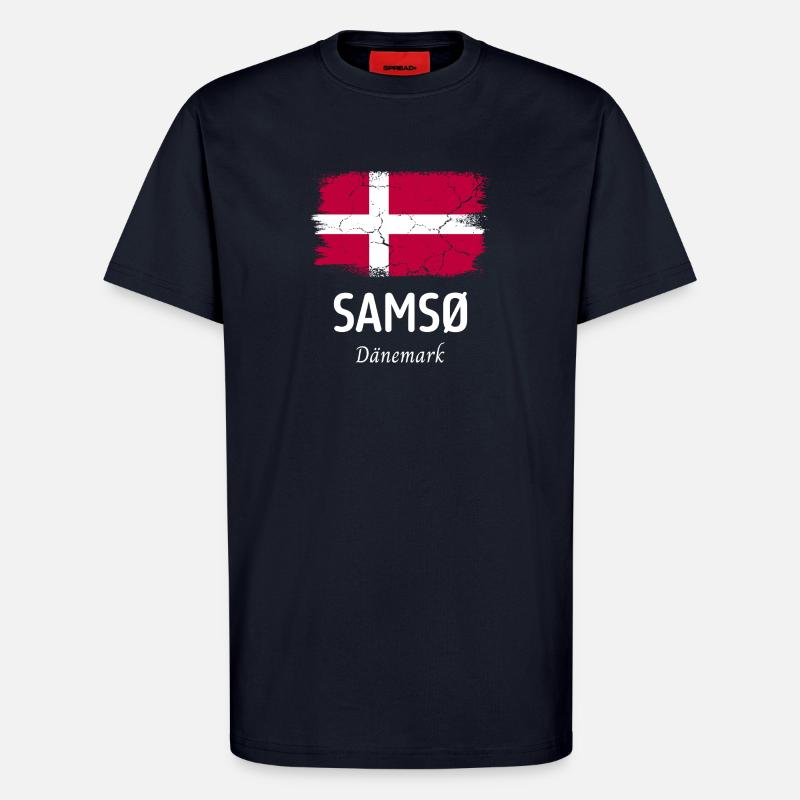 Samso - T-Shirt - made by SPREAD - DARK NAVY