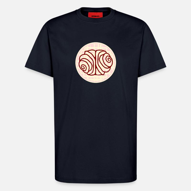 FRANZBRÖTCHEN GEBÄCK HAMBURGER STUDENTIN - T-Shirt - made by SPREAD - DARK NAVY