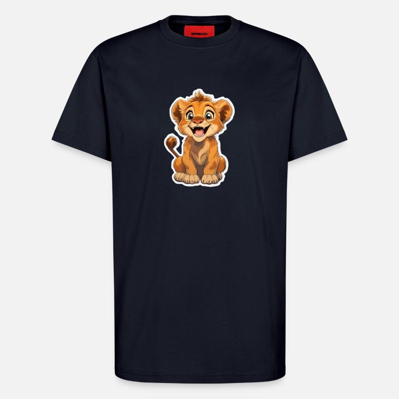Löwe - T-Shirt - made by SPREAD - DARK NAVY
