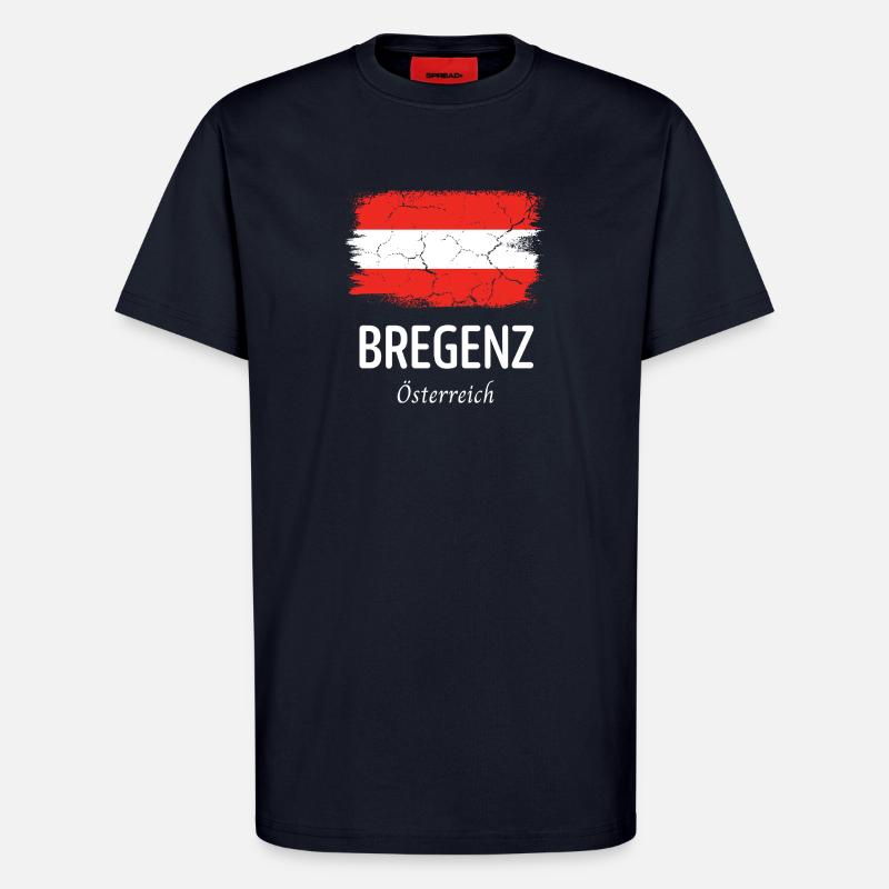 Bregenz - T-shirt bio décontracté fabriqué en UE - DARK NAVY