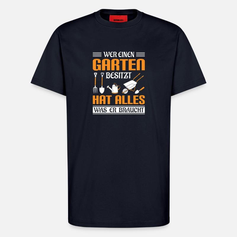 Garten Gärtner Gärtnern Gartenarbeit Gartenarbeit - T-Shirt - made by SPREAD - DARK NAVY