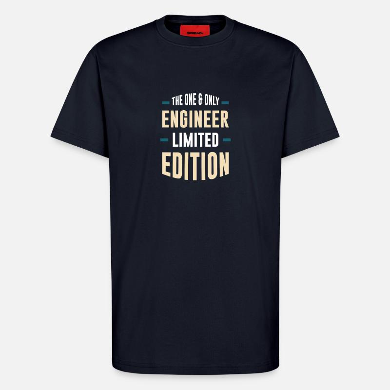 One&Only Engineer Édition Limitée - T-shirt bio décontracté fabriqué en UE - DARK NAVY