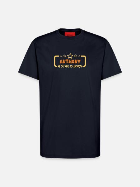 Antoine - T-shirt bio décontracté fabriqué en UE - DARK NAVY