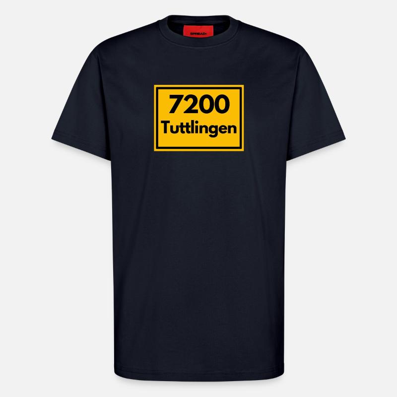OLD POSTCODE POSTCODE RETRO 7200 TUTTLINGEN - T-Shirt - made by SPREAD - DARK NAVY