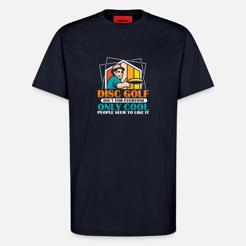 Disc Golf Geschenke Discgolf - T-Shirt - made by SPREAD - DARK NAVY